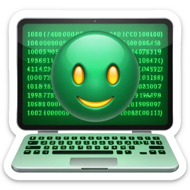 virus de computadora sticker