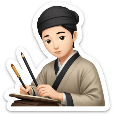 Calligrapher sticker