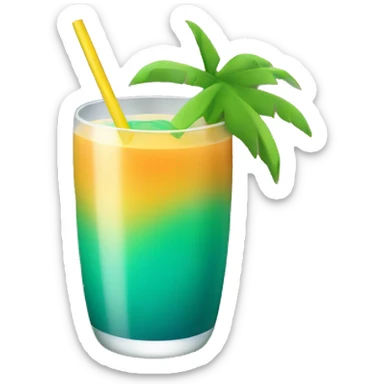 Tropical drink  sticker