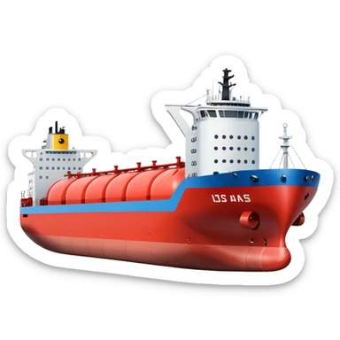 liquefied gas carrier sticker