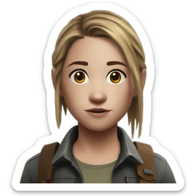 ellie from the last of us sticker