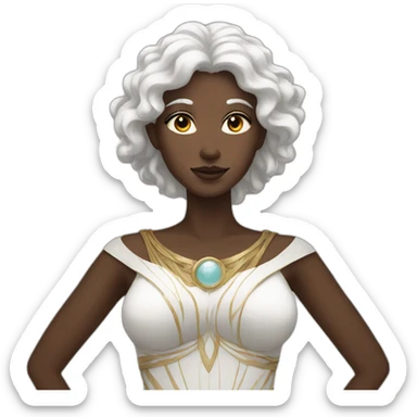 White Goddess sticker
