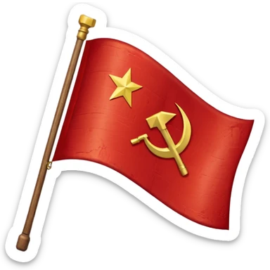 soviet flag sticker