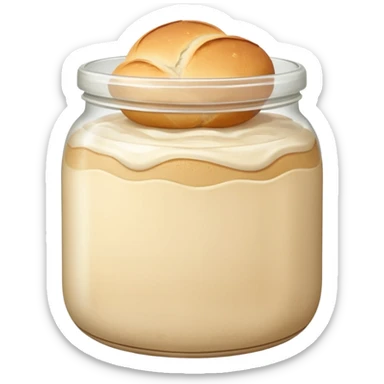 Sourdough starter sticker