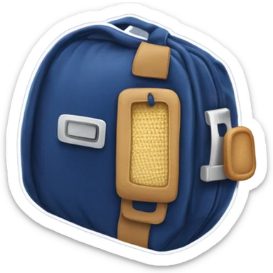 Irgendwas zum Thema online Shopping in der Farbe navi Blue  sticker