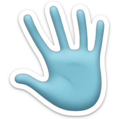 hand waving good night sticker