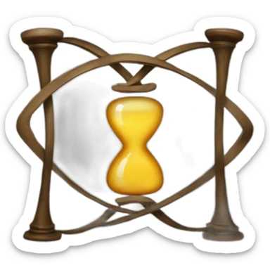 the infinity sign + an hourglass sticker