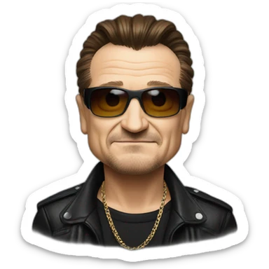 Bono u2 sticker