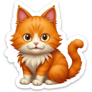 like a childs drawing sticker