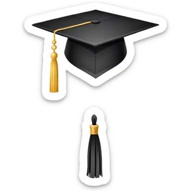 Danish graduation cap sticker
