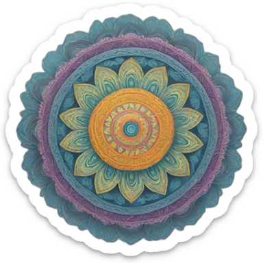 Mandala sticker