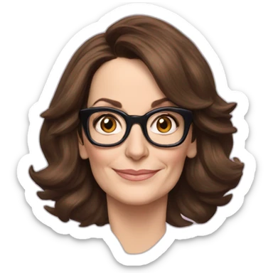 Tina fey sticker
