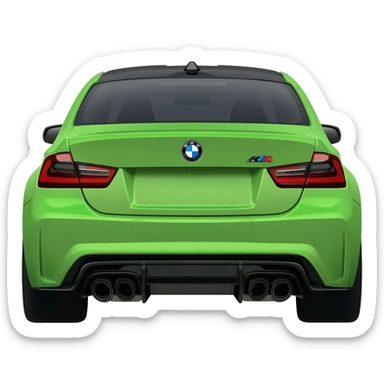 Bmw m3 cs in green sticker
