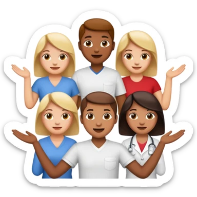 The emoji should represent gestures that save people's health. sticker