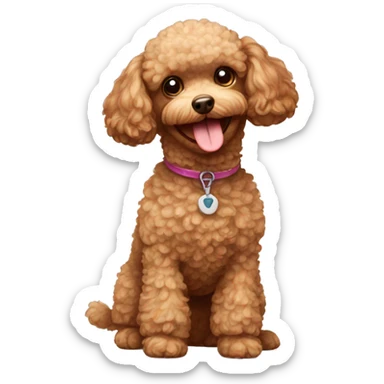 toy poodle sticker
