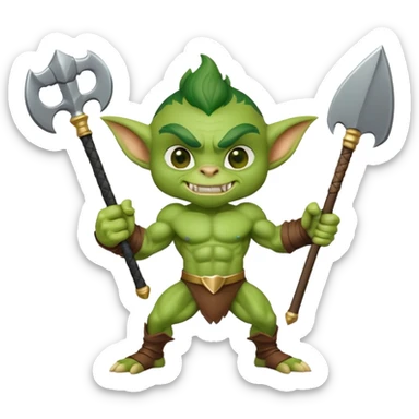strong gremlin  sticker