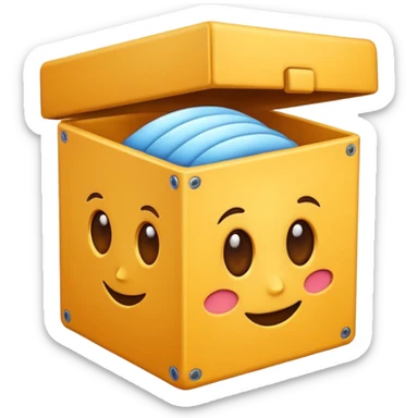 box for creativity sticker