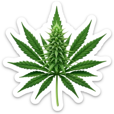 cannabis flower sticker