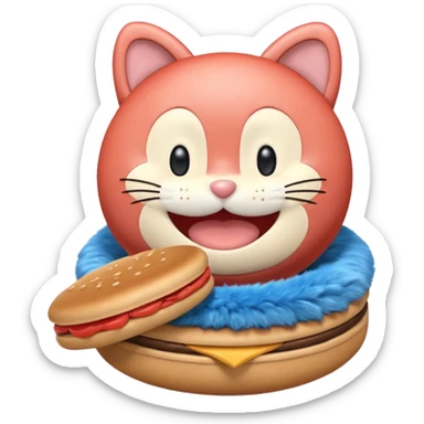Doraemon Eating Dorayaki  sticker