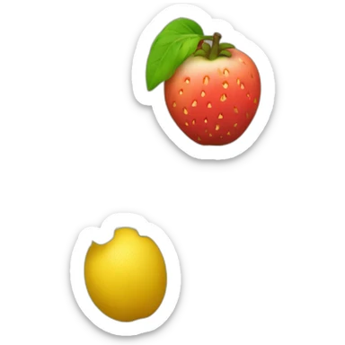 fruits and flowers sticker