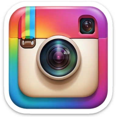 Instagram logo a social media application sticker