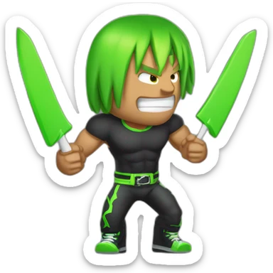 d-generation x crotch chop taunt sticker