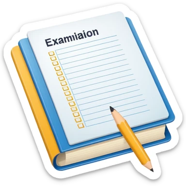 Examination finding audit sticker