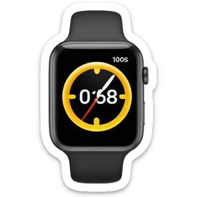 simple cronometer sticker