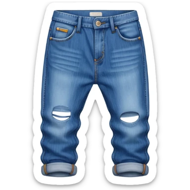 baggy Denim Jeans sticker