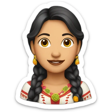 charra woman sticker