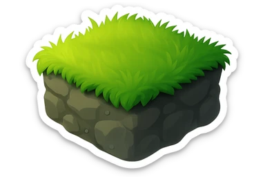 make the ground a bit greyer and make it on a transparent background sticker