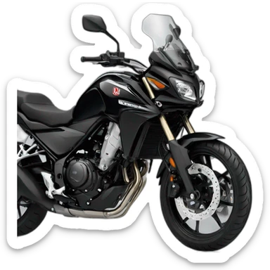 Honda cb500x color black making willy sticker