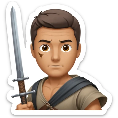 Link with his sword sticker