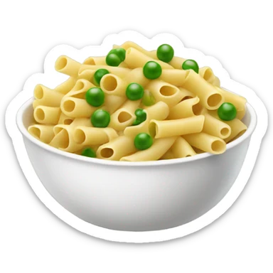 Pasta with peas  sticker