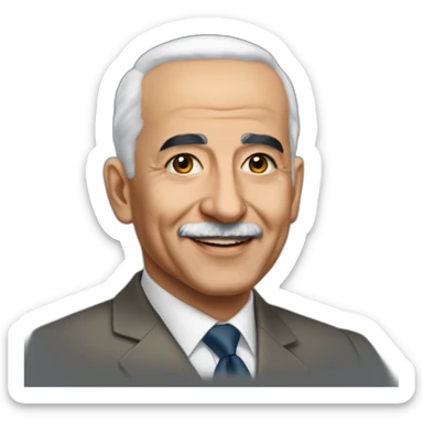 Abdelmadjid Tebboune Président de la République algérienne sticker