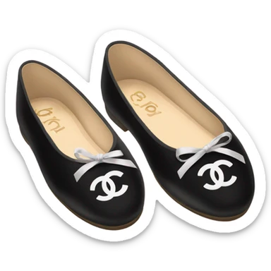 Chanel ballet flats sticker