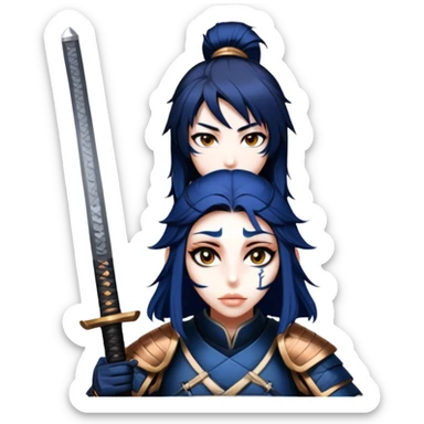 Vigilant Samurai sticker