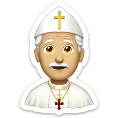 Pope Hangover sticker
