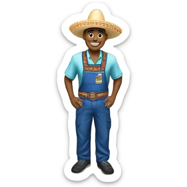 Taco man in foot locker sticker