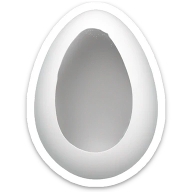 Egg being rendered digit sticker