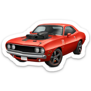 Hellcat car sticker