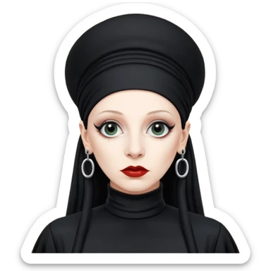 Lene Lovich as seen on the cover of the album Stateless sticker