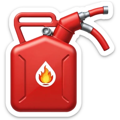 gasoline canister sticker