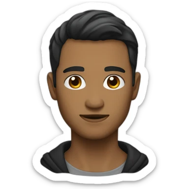 Homme noir qui s’appelle djahyan sticker