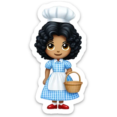 Michel Jackson as Dorothy from the wizard of oz sticker