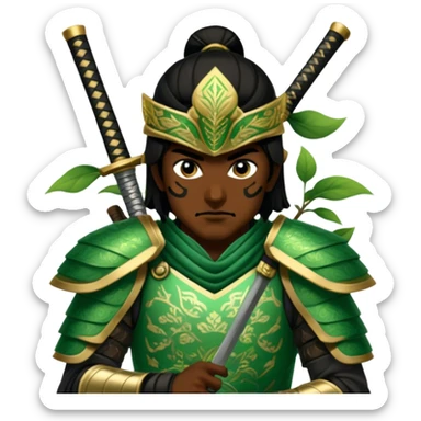 Emerald Samurai sticker
