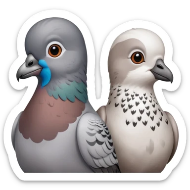 Pigeon VS Dove 🕊️ sticker