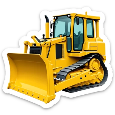 Bulldozer - CAT D6T (Model Year: 2021) (Iconic colour: Yellow) sticker
