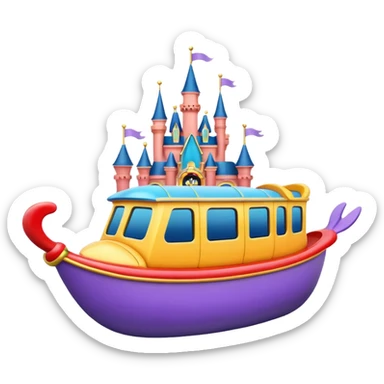 Disney rides  sticker