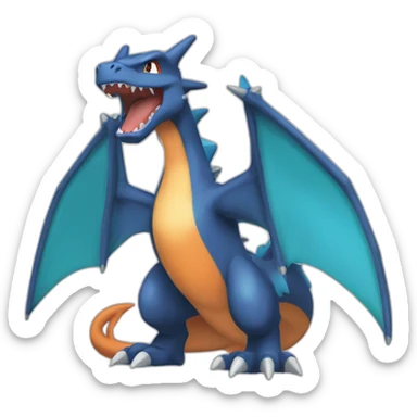 Mega Charizard sticker